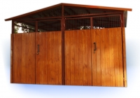 garaże: wiaty-drewniane 245